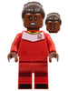 Soccer Player, Female, Red Uniform, Reddish Brown Skin, Dark Brown Hair with Bun (idea133)