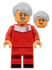 Soccer Player, Female, Red Uniform, Nougat Skin, Light Bluish Gray Hair (idea143)