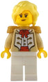 Camilla - Admiral's Daughter, Tan Coat, White Legs, Pearl Gold Epaulettes (idea228)