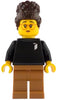 LEGO Ideas Designer - Female, Black Sweater with LEGO Ideas Logo, Medium Nougat Legs (idea239)