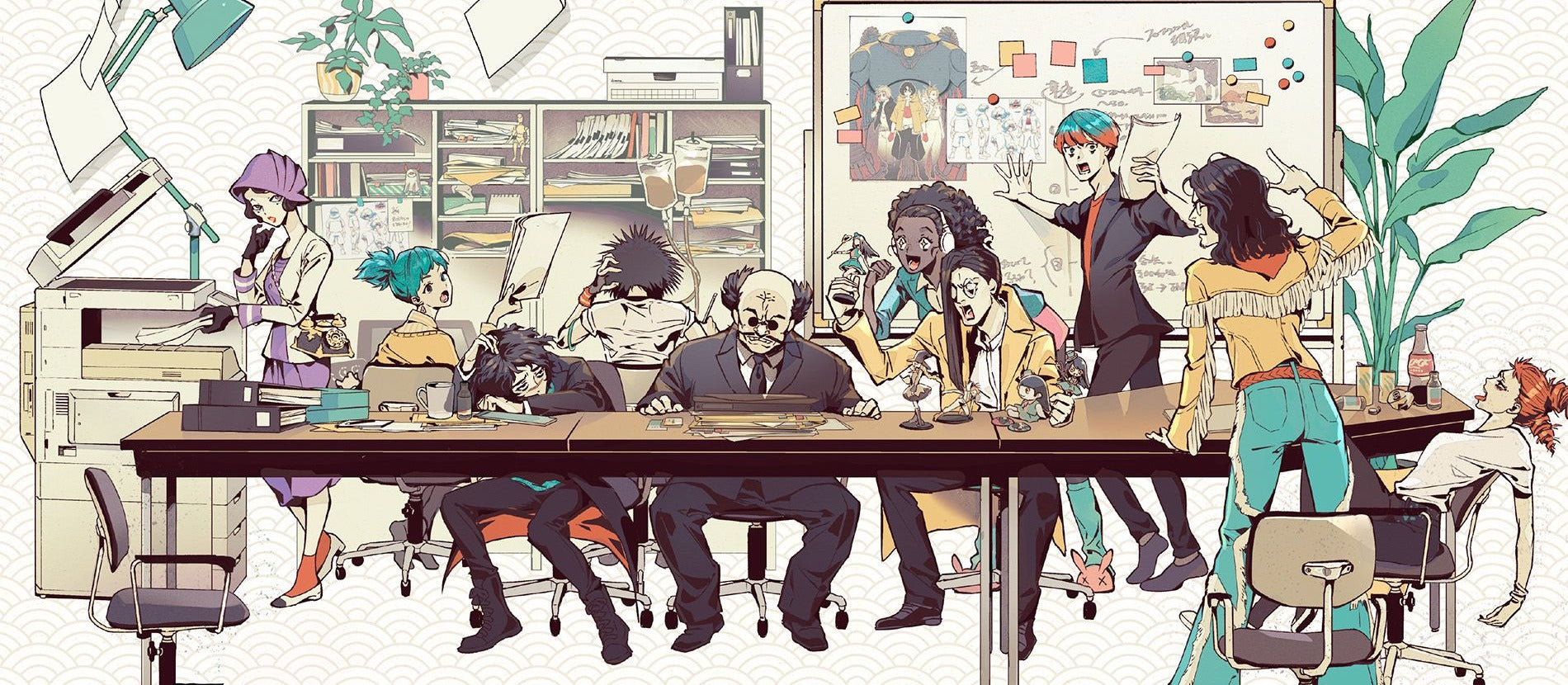Jisogi: Anime Studio Tycoon cover illustration