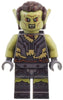 Orc - Olive Green Head, Pearl Dark Gray Armor over Dark Tan Fur, Dark Brown Hair (lor137)