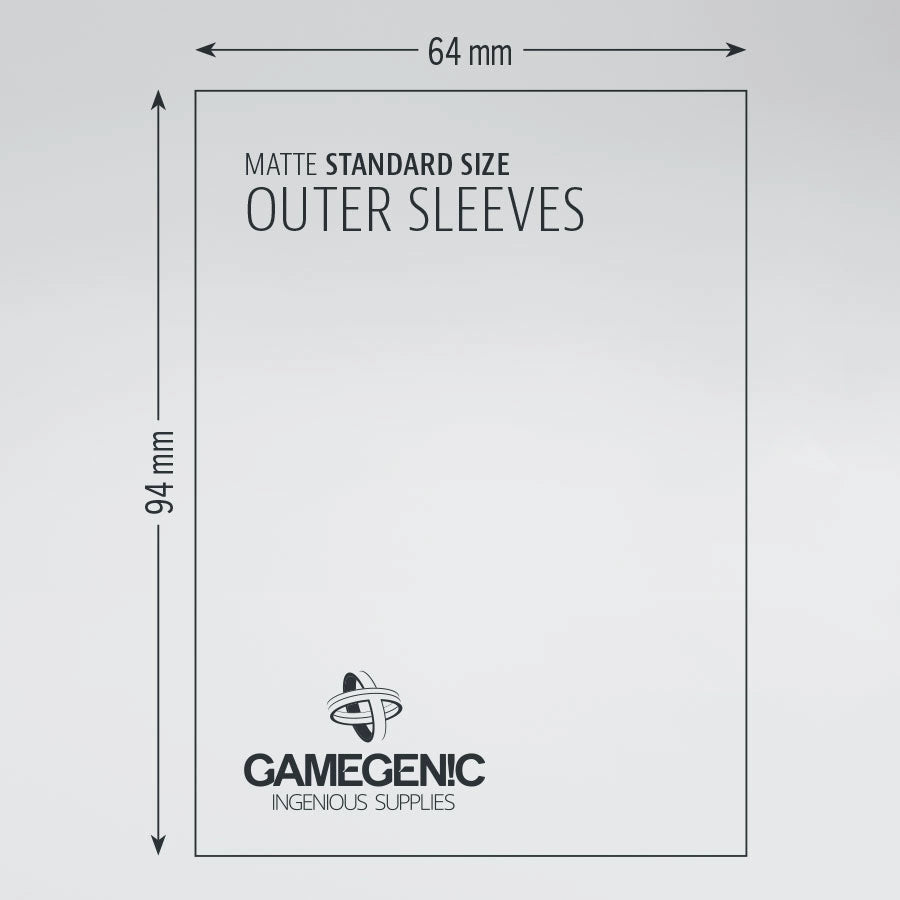 Gamegenic - Outer Sleeves Matte Standard Size (66x92mm)