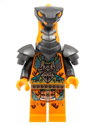 Boa Destructor - Breastplate Torso, Pearl Dark Gray Head, Shoulder Pads (njo0718)