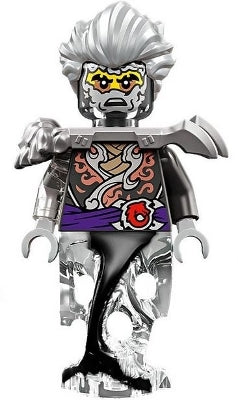Cinder - Pearl Dark Gray and Flat Silver Armor, Ghost Legs (njo0901)