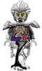 Cinder - Pearl Dark Gray and Flat Silver Armor, Ghost Legs (njo0901)