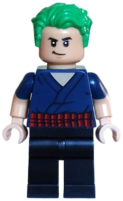 Roronoa Zoro - Dark Blue Shirt, Hair (op006)