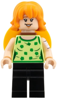 Nami - Yellowish Green Top, Straw Hat on Back (op010)
