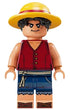 Monkey D. Luffy - Hair Combo, Straw Hat with Black Hair, Closed Mouth Grin (op016)
