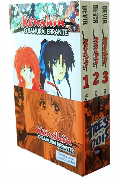 Pack Kenshin, O Samurai Errante (1+2+3)