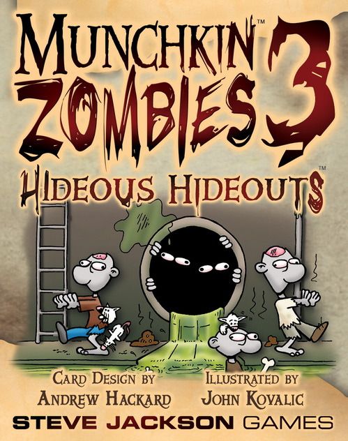 Box cover for Munchkin Zombies 3: Hideous Hideouts