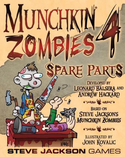 Box cover for Munchkin Zombies 4: Spare Parts