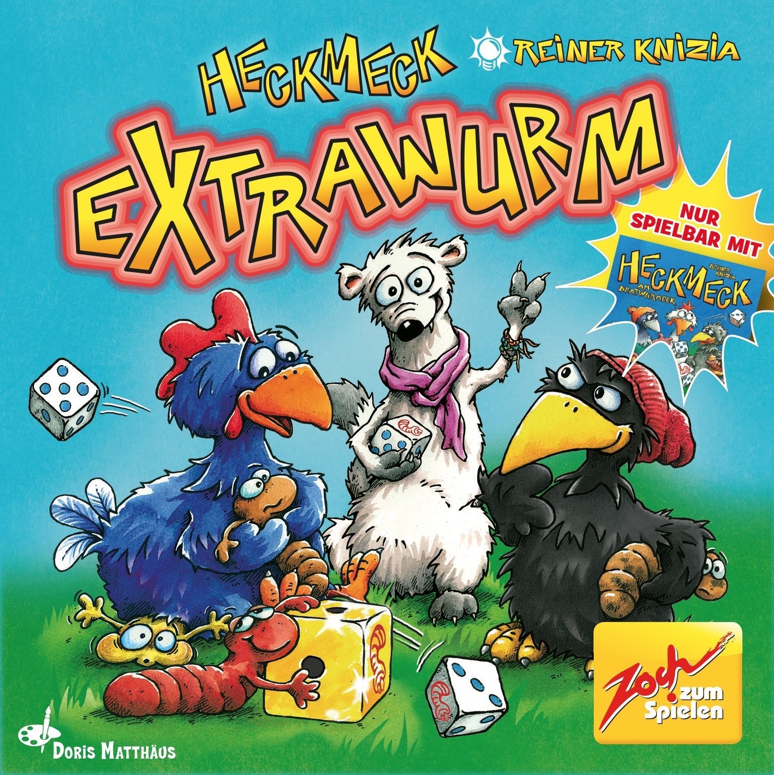 Box cover for Heckmeck Extrawurm