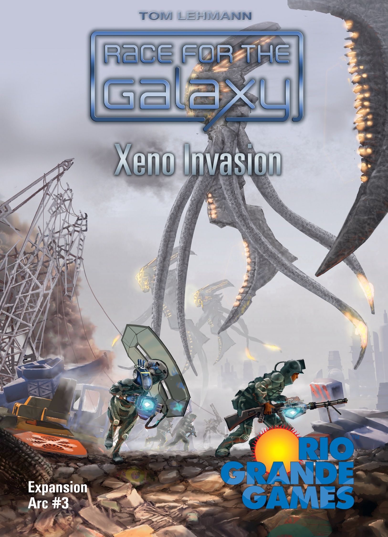 Box cover for Race for the Galaxy: Xeno Invasion