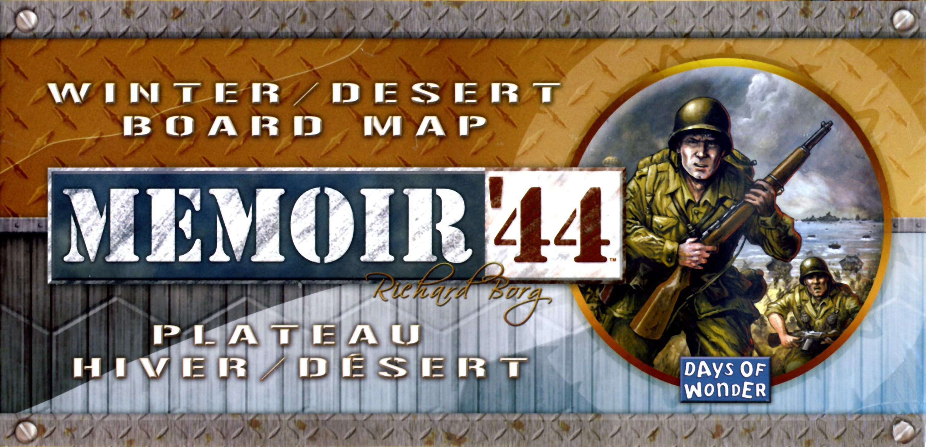 Box cover for Memoir '44: Winter/Desert Board Map