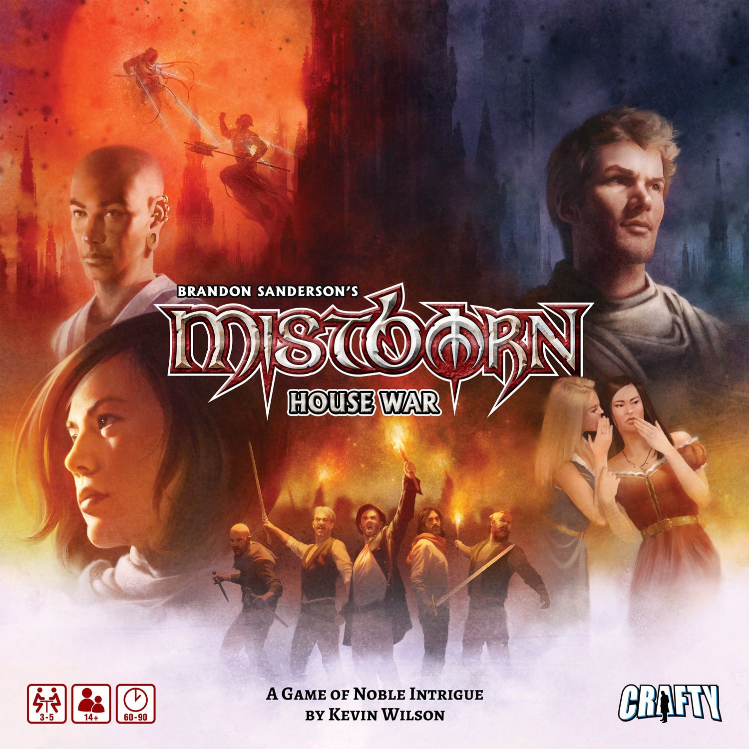 Box cover for Mistborn: House War