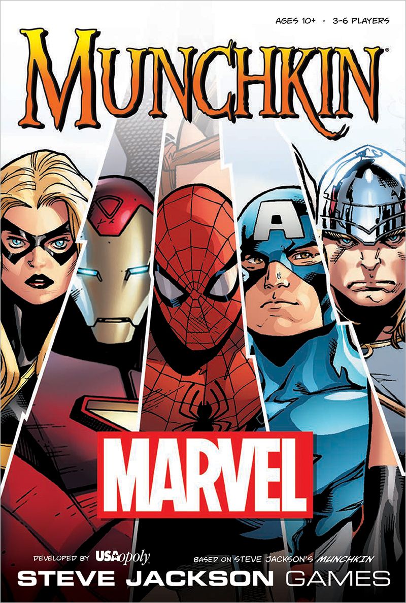 Box cover for Munchkin Marvel