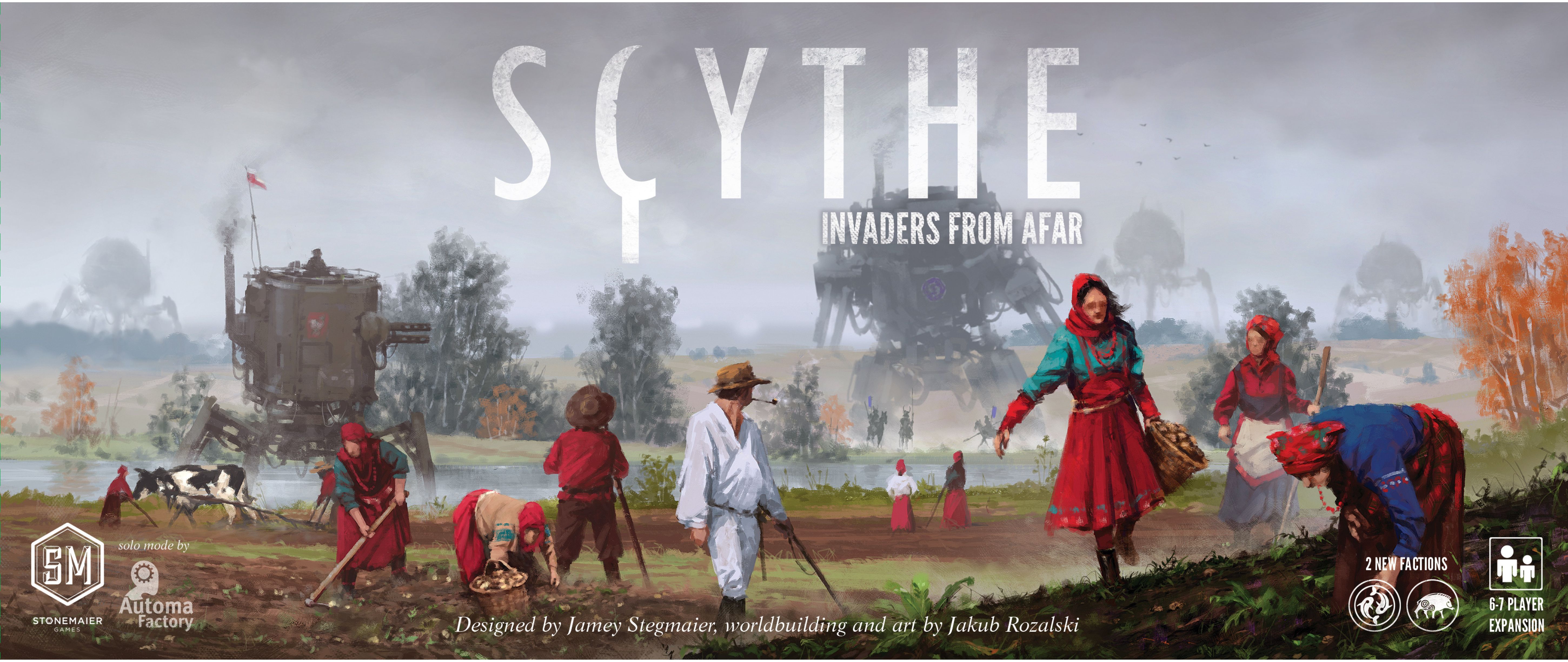 Box cover for Scythe: Invaders from Afar