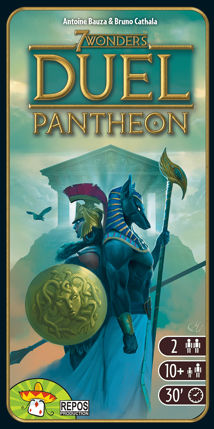 Box cover for 7 Wonders Duel: Pantheon