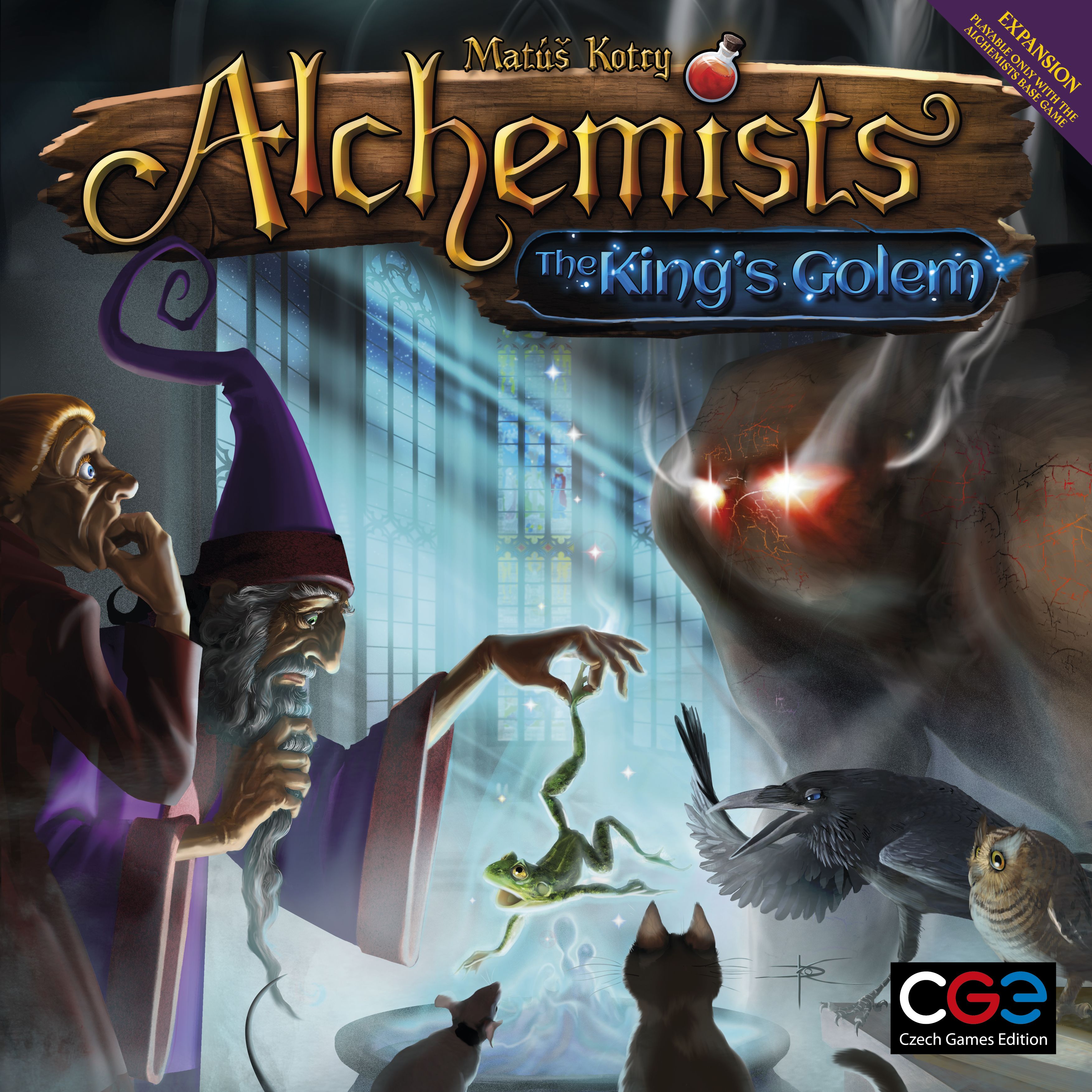 Box cover for Alchemists: The King's Golem