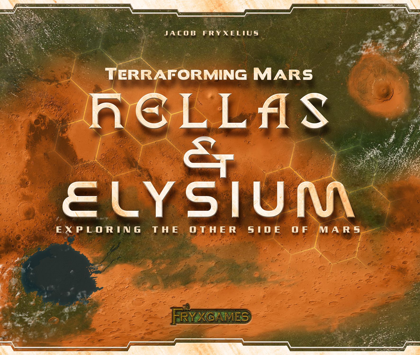 Box cover for Terraforming Mars: Hellas & Elysium