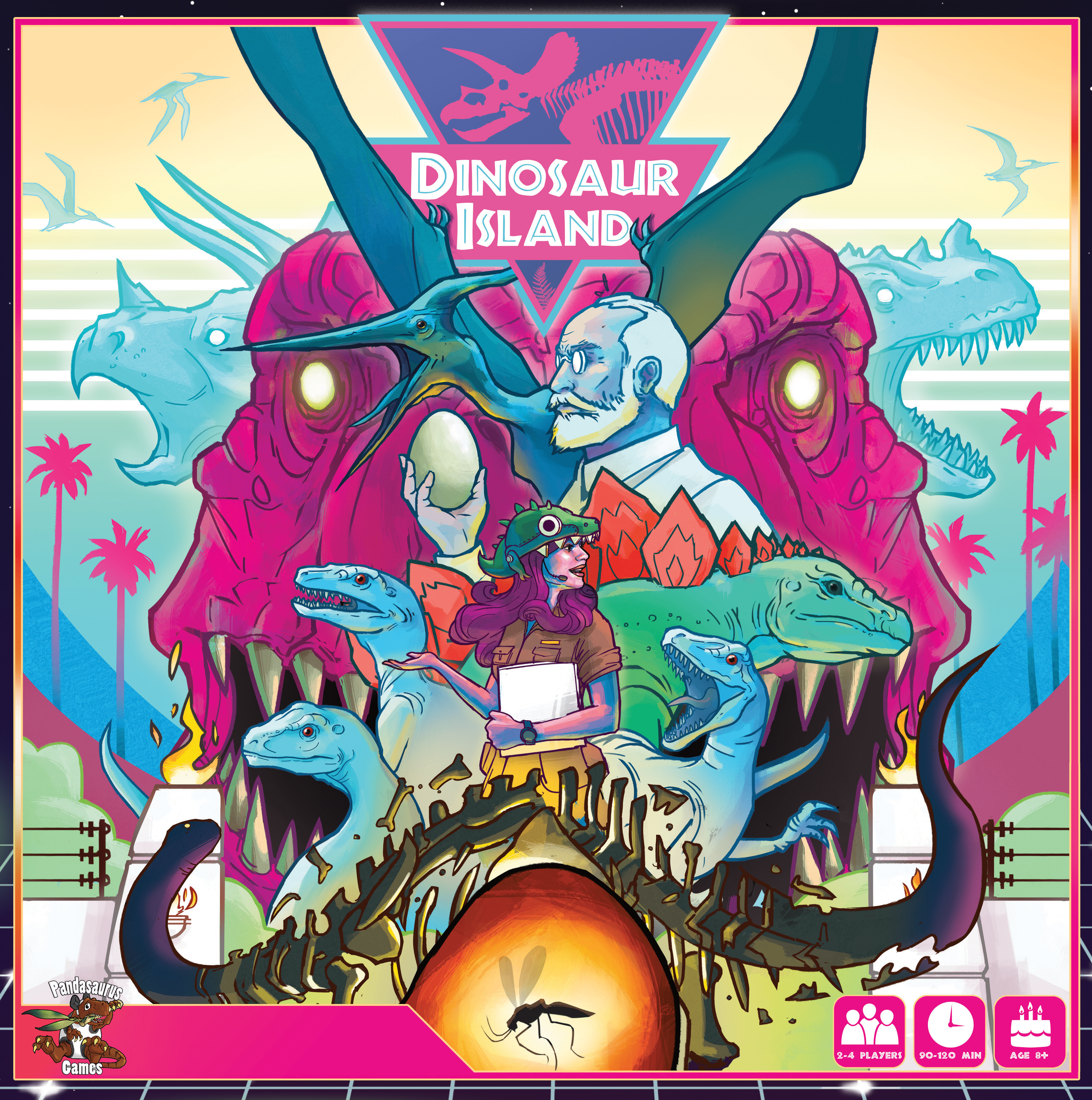 Box cover for Dinosaur Island