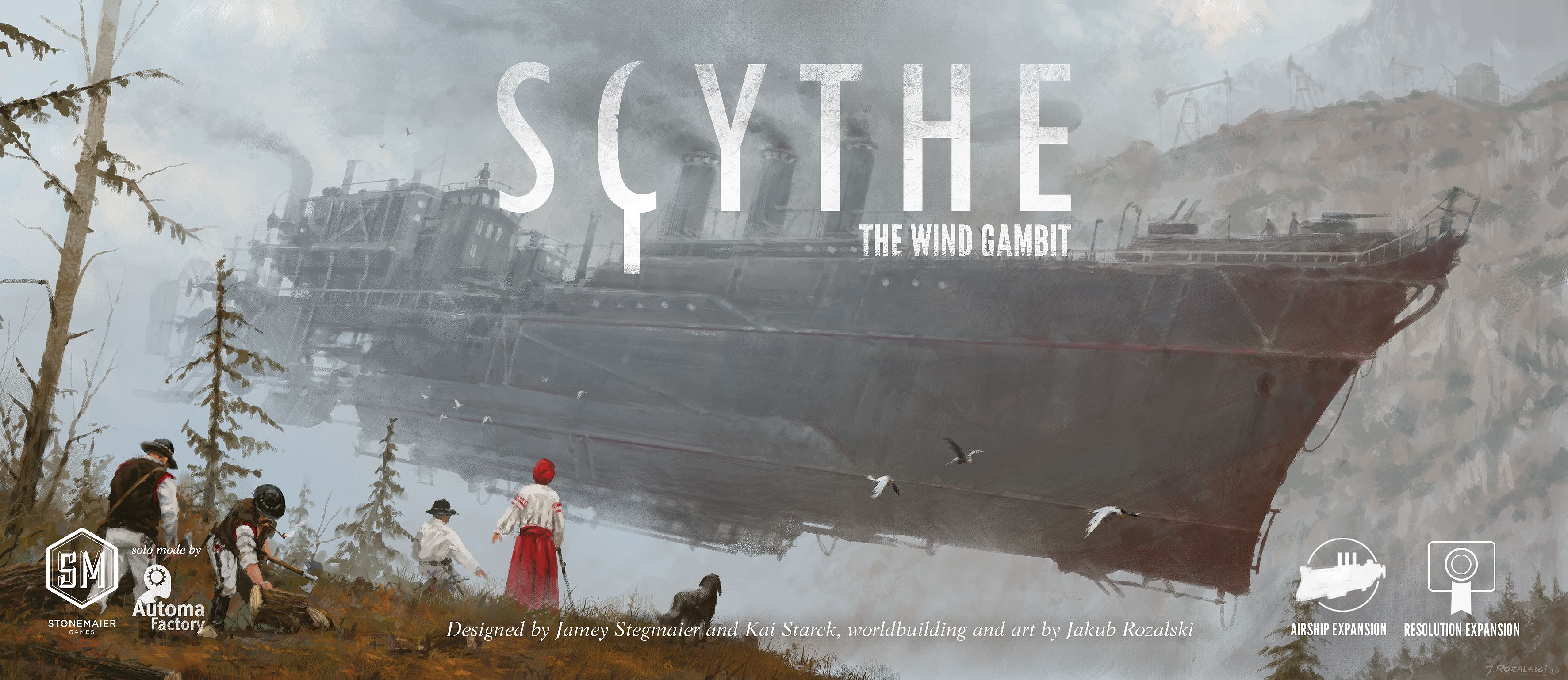 Box cover for Scythe: The Wind Gambit