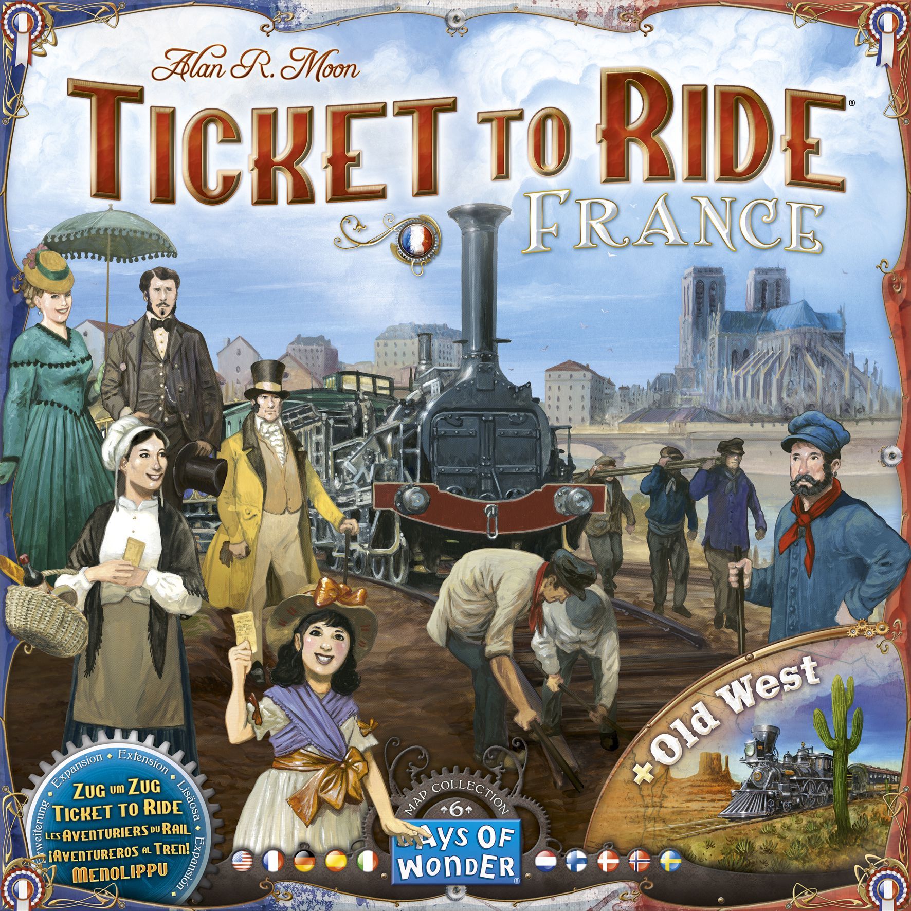 Box cover for Ticket to Ride Map Collection 6: France & Old West