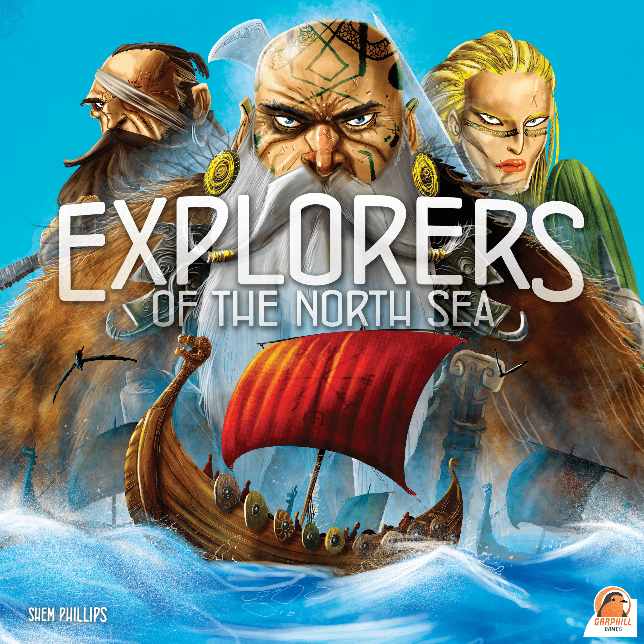 Box cover for Explorers of the North Sea