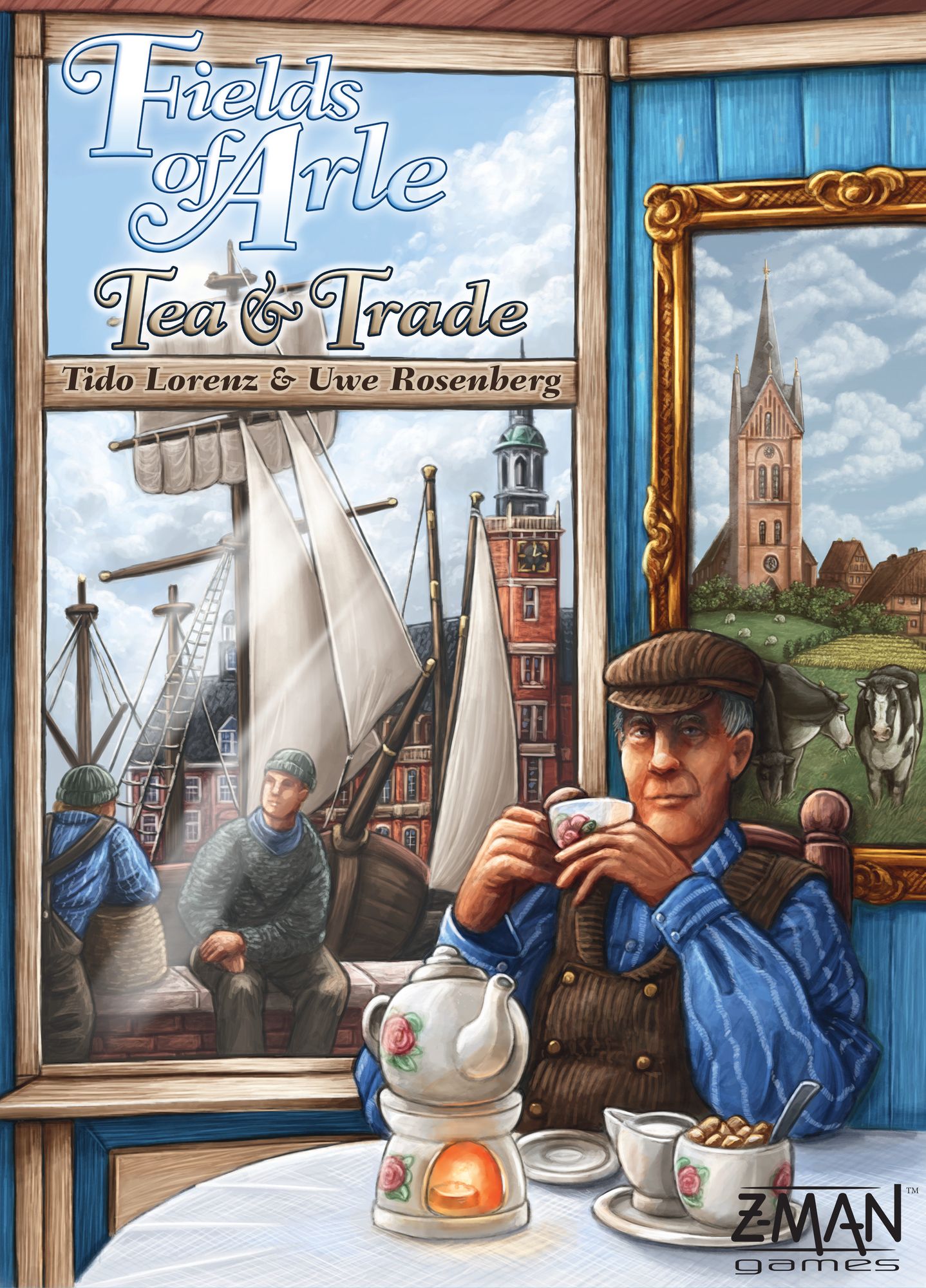 Box cover for Fields of Arle: Tea & Trade