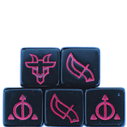 Box cover for Ashes: Rise of the Phoenixborn – Ceremonial Dice 5-Pack