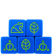 Box cover for Ashes: Rise of the Phoenixborn – Natural Dice 5-Pack