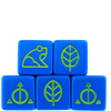 Box cover for Ashes: Rise of the Phoenixborn – Natural Dice 5-Pack