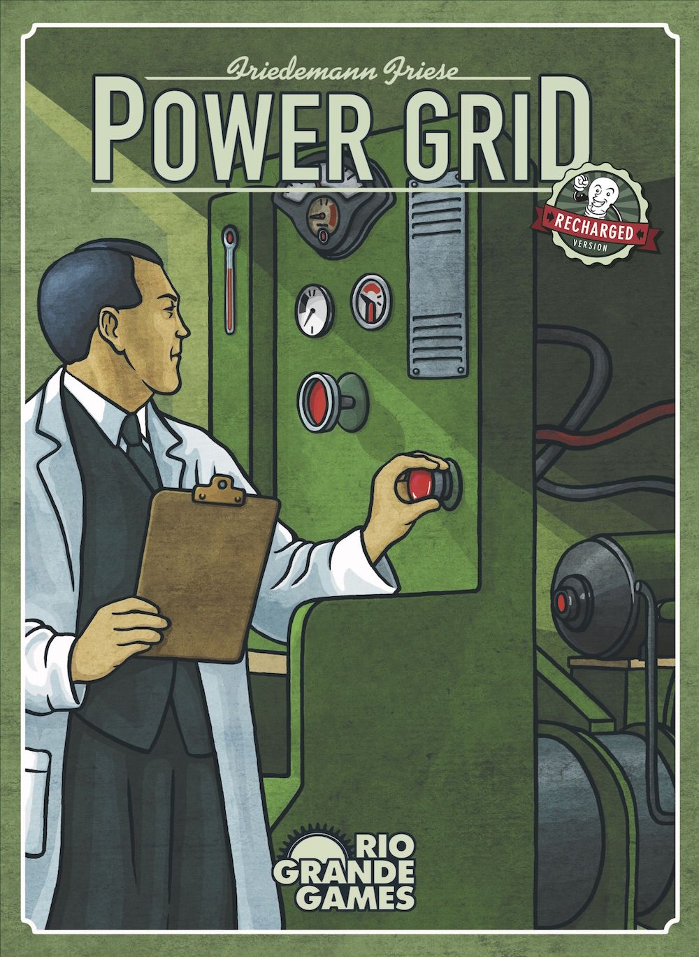 Box cover for Power Grid (Recharged) (Damaged)