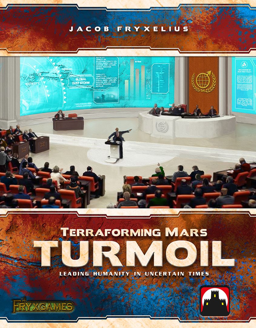 Box cover for Terraforming Mars: Turmoil