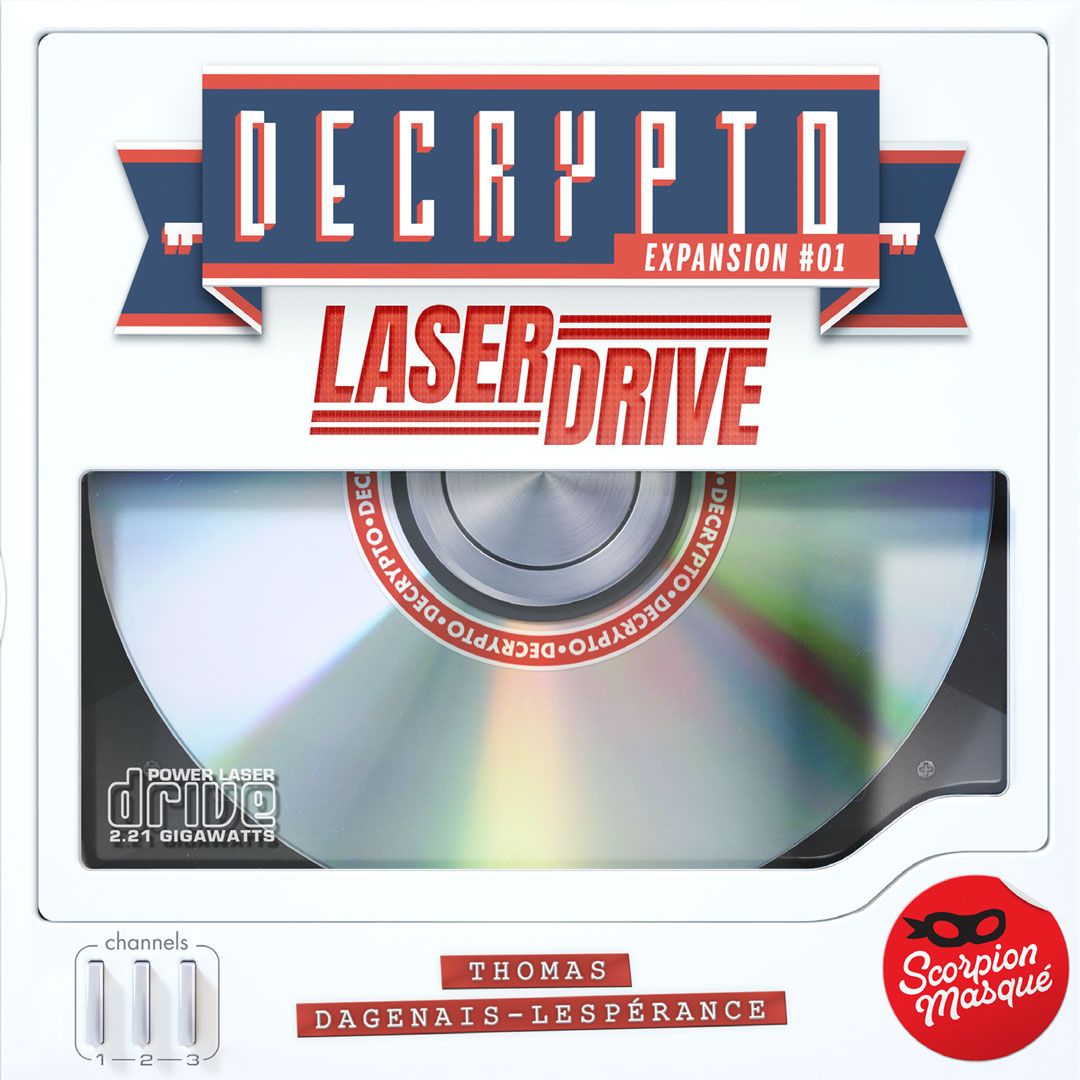 Box cover for Decrypto: Expansion #01 – Laserdrive