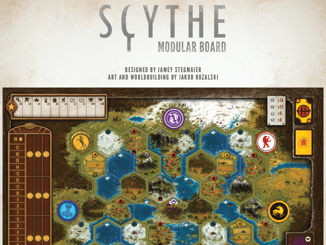 Box cover for Scythe: Modular Board