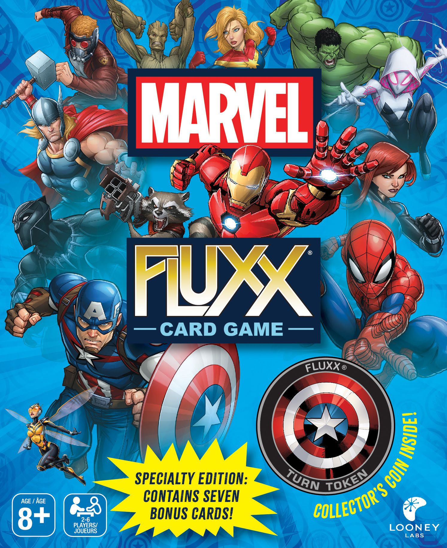 Box cover for Marvel Fluxx