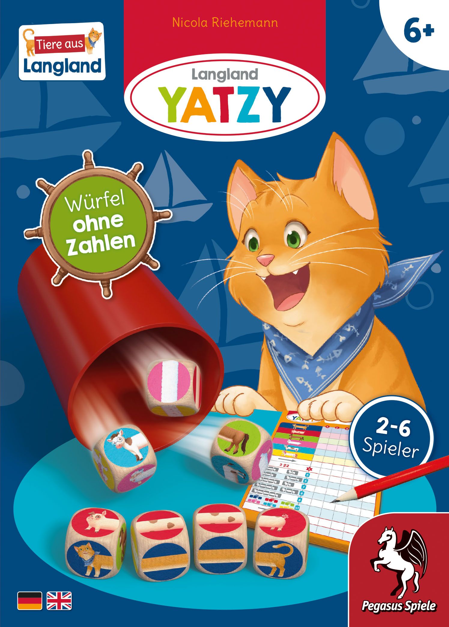 Box cover for Langland YATZY