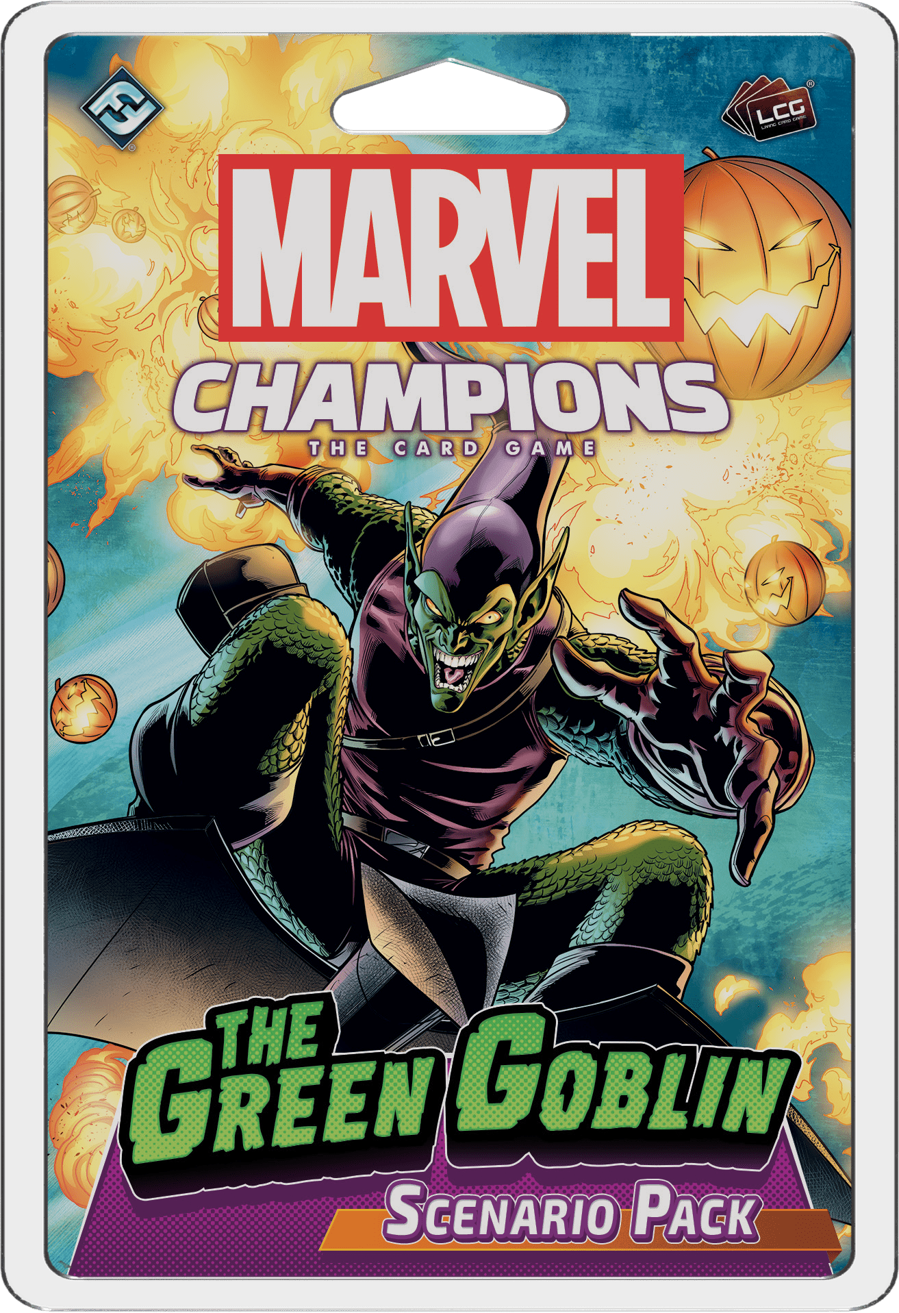 Box cover for Marvel Champions: The Card Game - The Green Goblin Scenario Pack