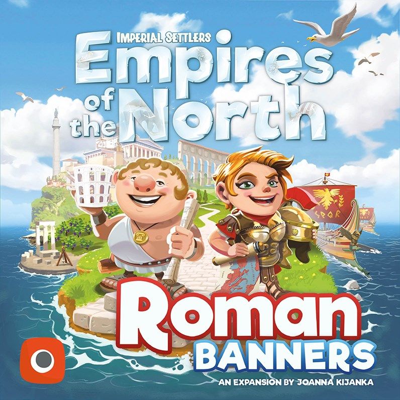 Box cover for Imperial Settlers: Empires of the North – Roman Banners