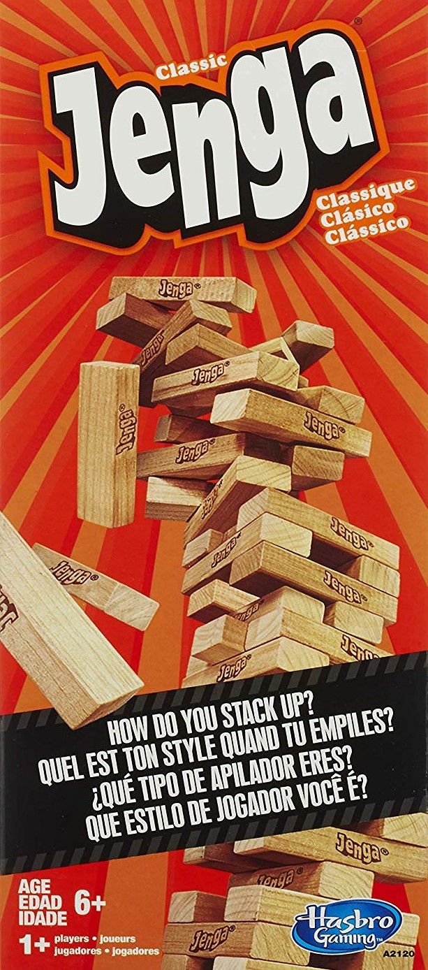 Box cover for Jenga