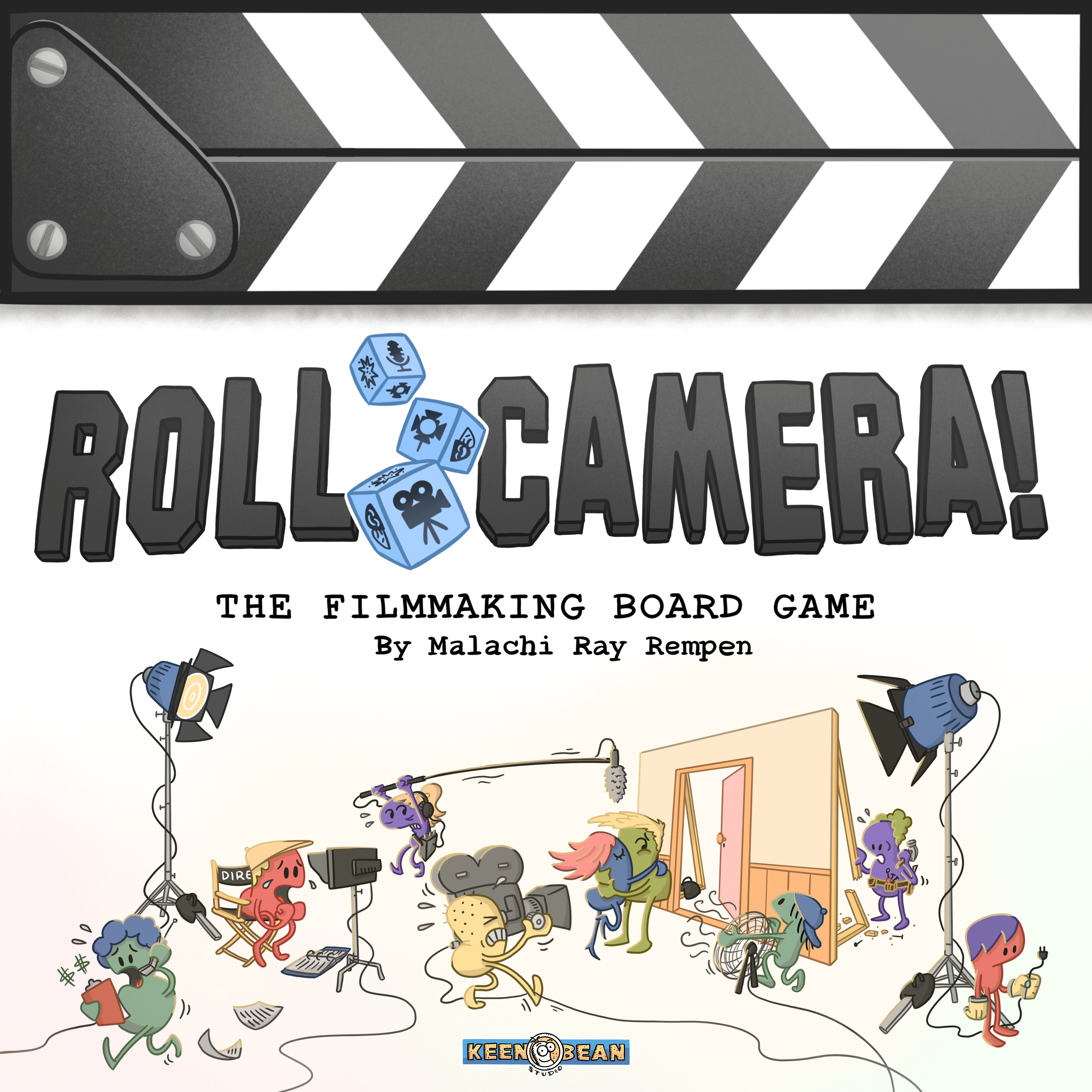 Box cover for Roll Camera!: The Filmmaking Board Game