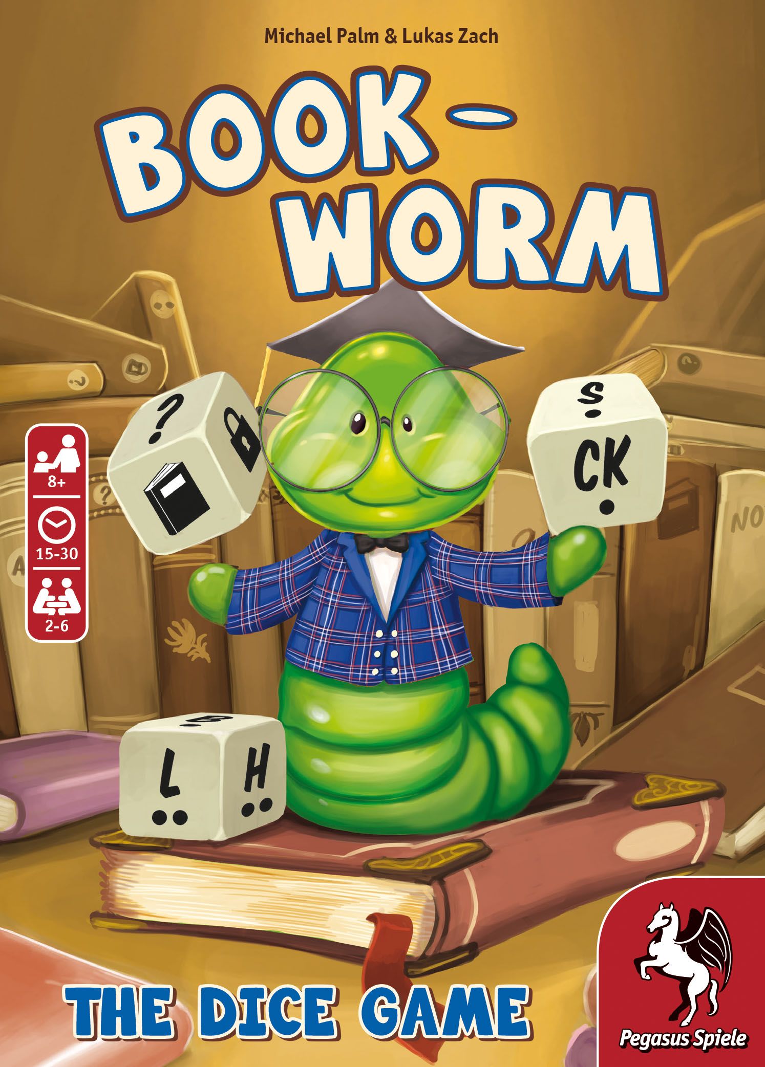 Box cover for Bookworm: The Dice Game