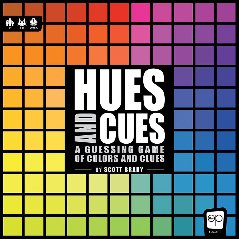 Box cover for Hues and Cues (Damaged)