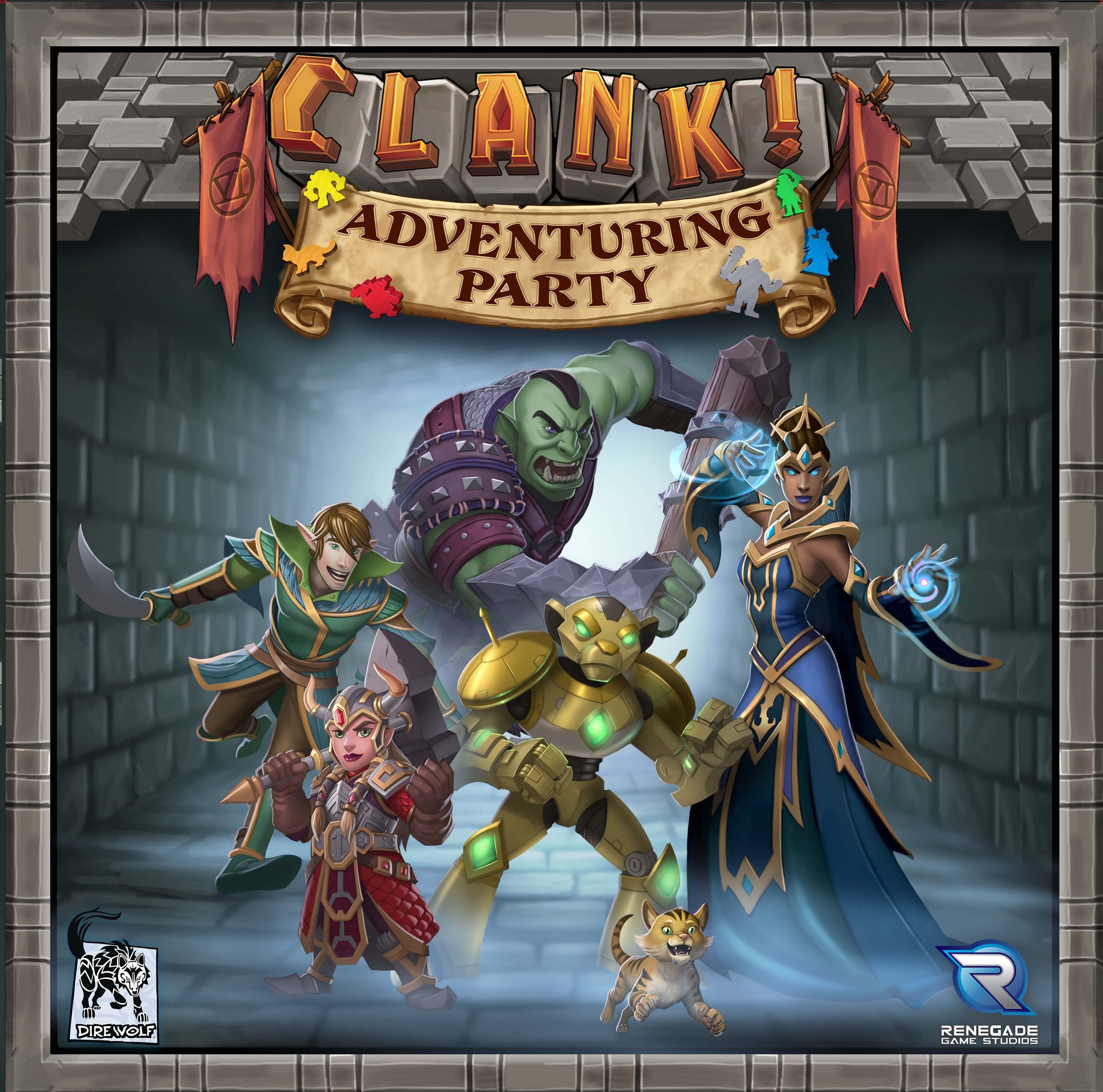 Box cover for Clank! Adventuring Party