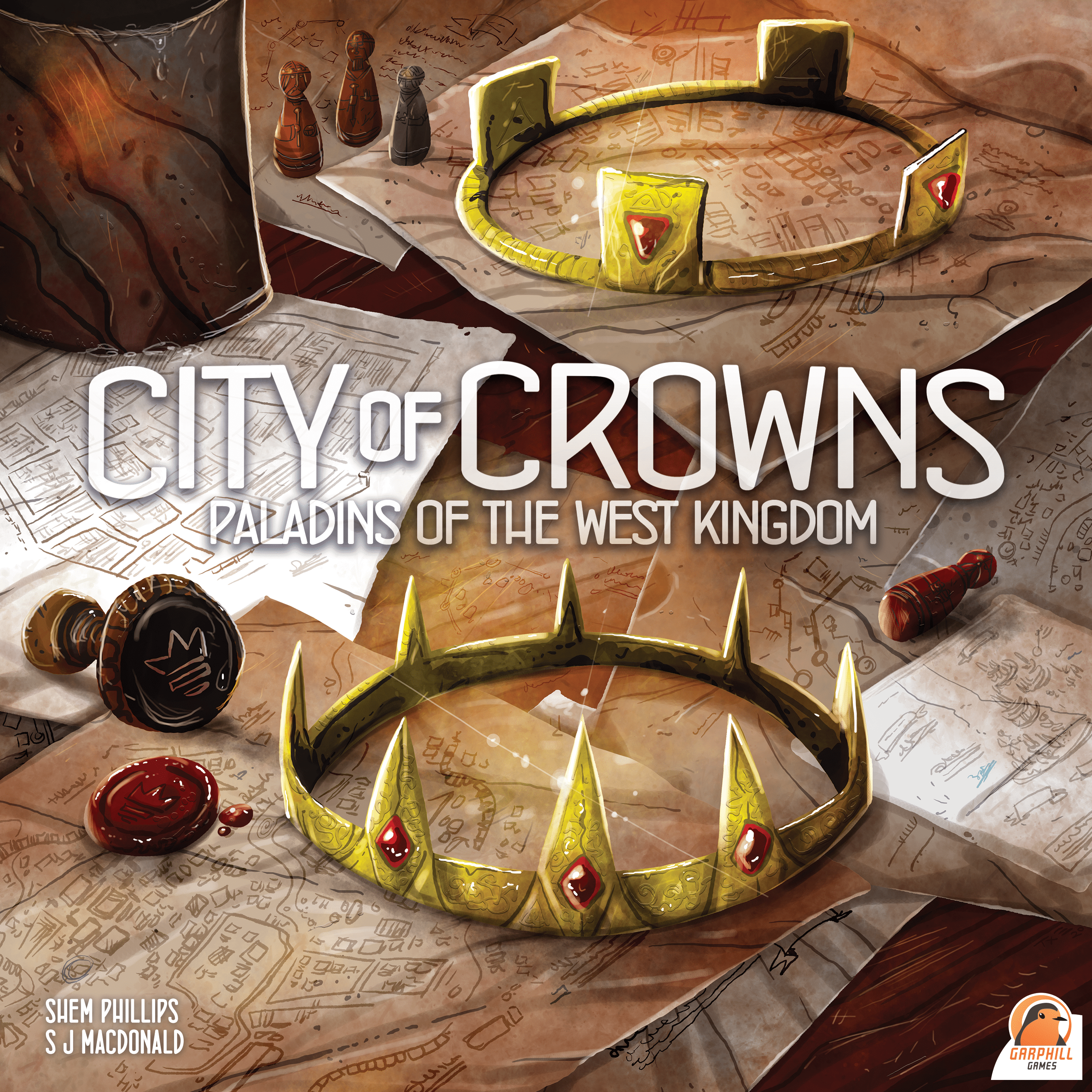 Box cover for Paladins of the West Kingdom: City of Crowns