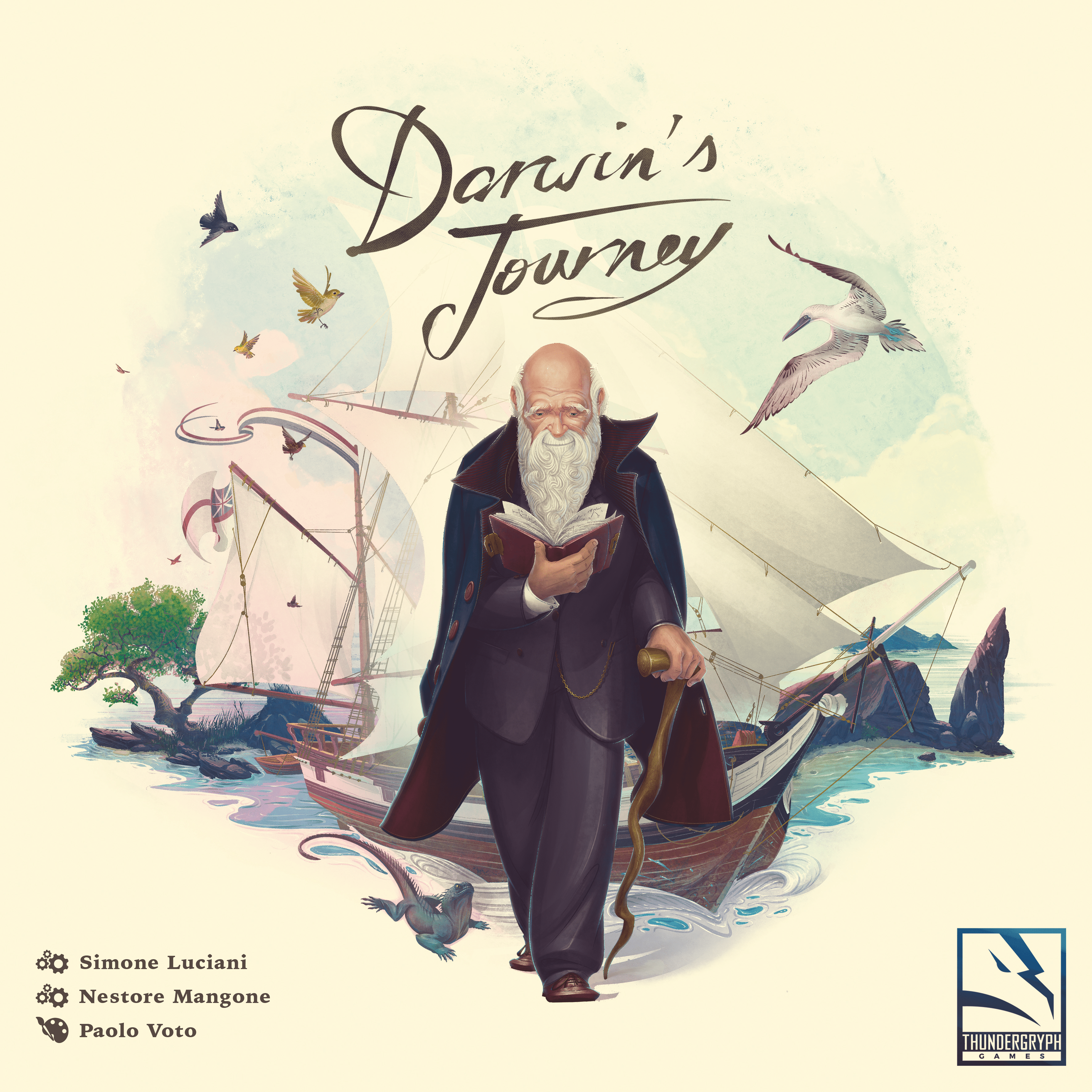 Box cover for Darwin's Journey