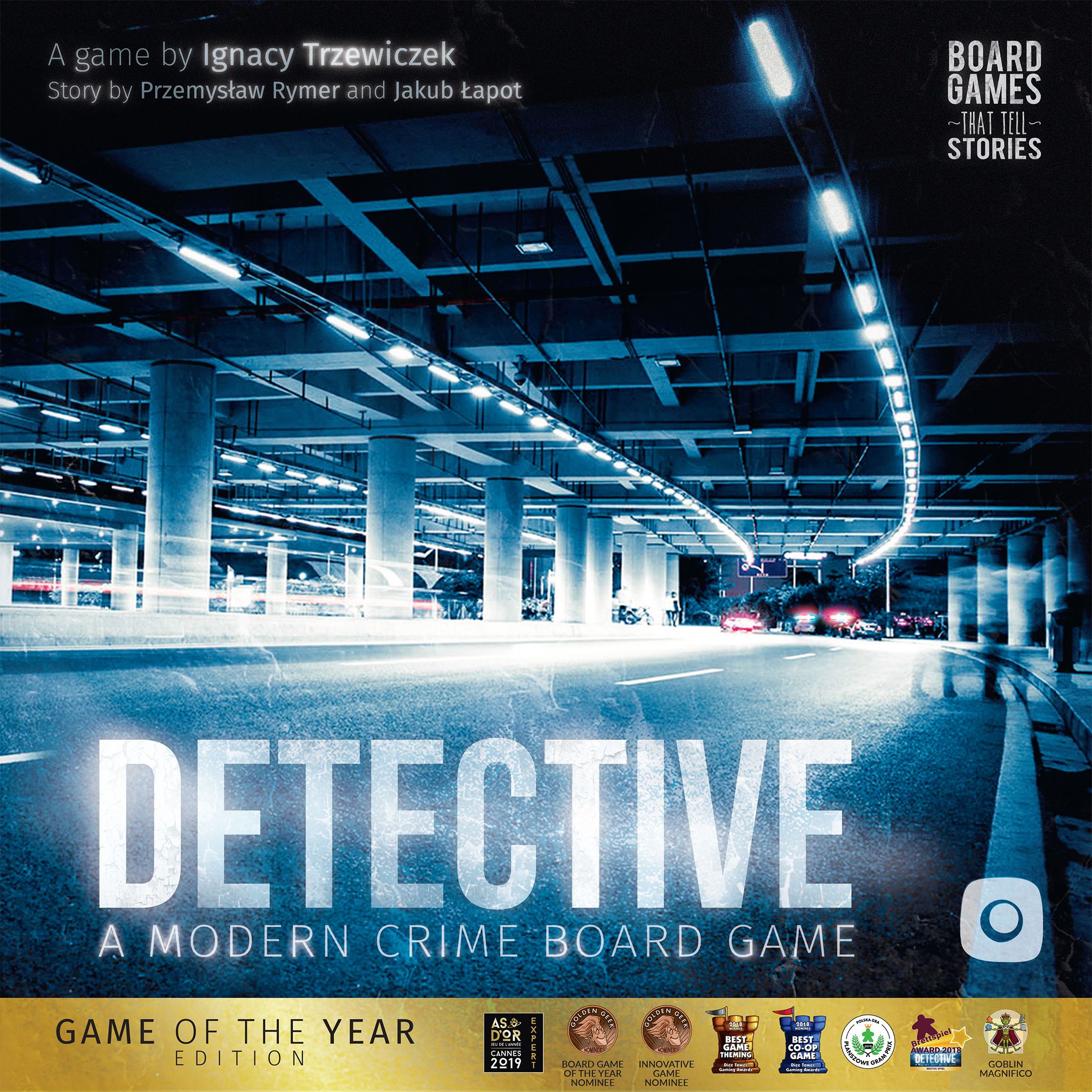 Box cover for Detective: A Modern Crime Board Game