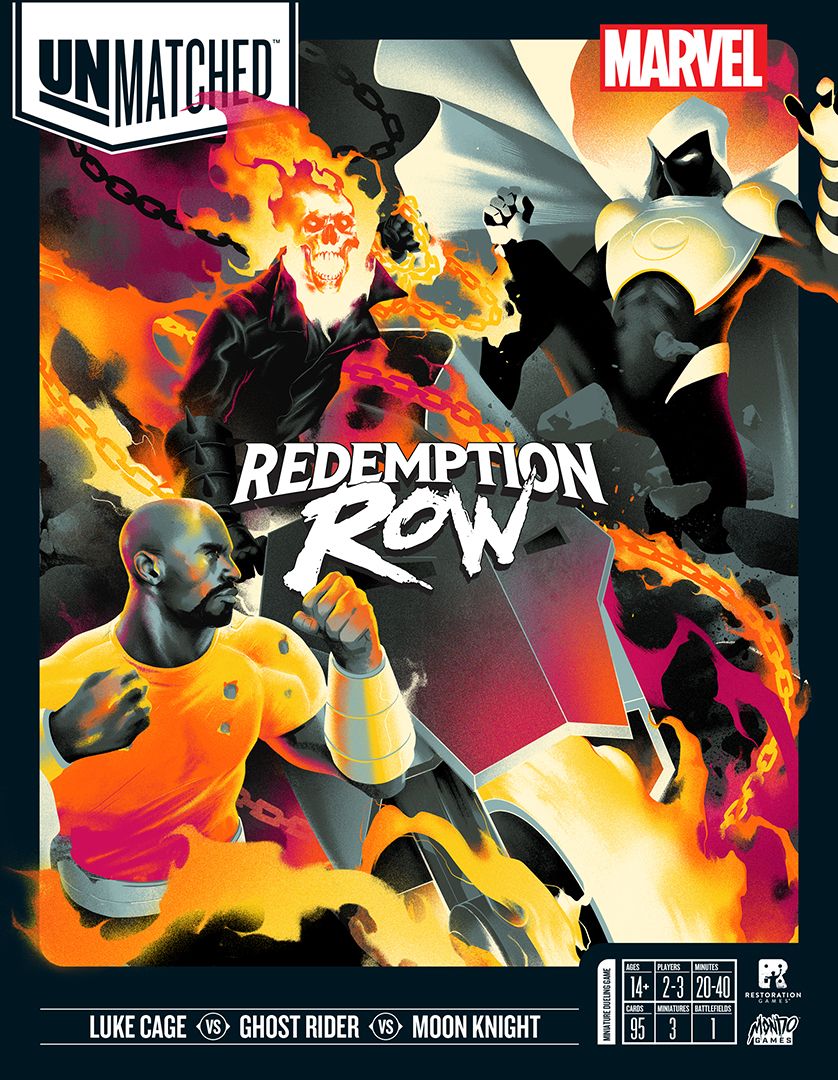 Box cover for Unmatched Marvel: Redemption Row